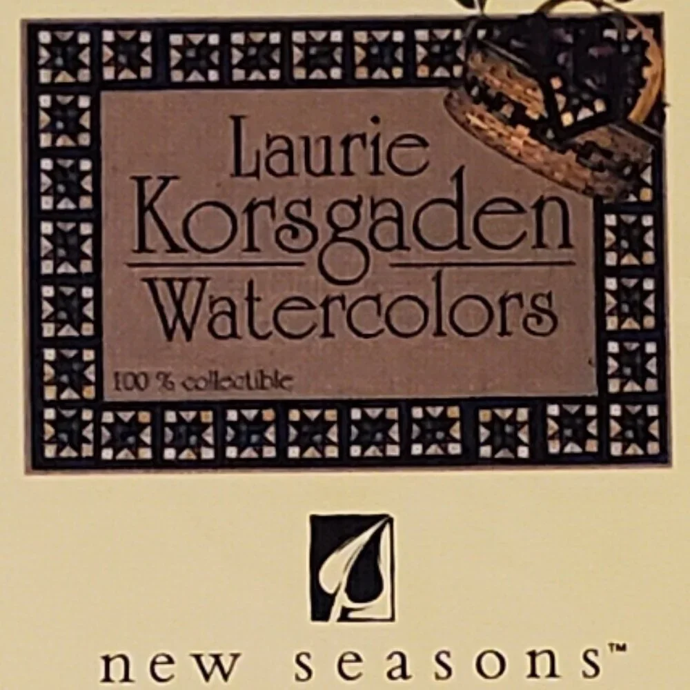 New Seasons Snowman Cards & Stationery Set in Box By Laurie Korsgaden NWT